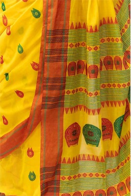 Beautiful Khadi cotton saree with blouse piece KBS003