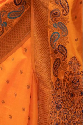 Best Bangalore silk saree Minakari work With BP BSS001