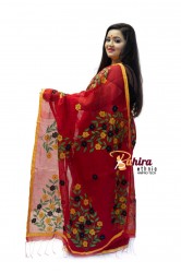 Beautiful Noel saree with applique work with bp NOS001