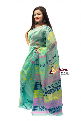 Best Quality Soft jamdani saree without blouse Piece SJS009