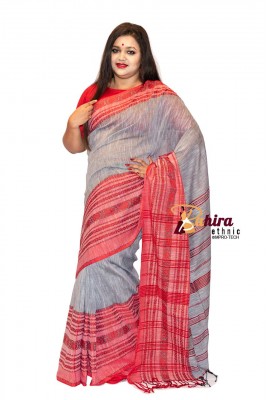 Beautiful Khadi cotton begompuri saree with blouse pis KBS004