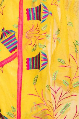 Best Resham kota saree embroidery work with bp RKS009