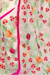 Best Resham kota saree embroidery work with bp RKS010