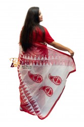 Best Reshom kota saree with applique work RKS003