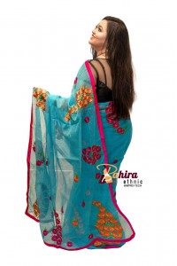 Best Resham Kota saree with all over embroidery work RKS005