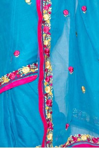 Best Bangladeshi tant Saree parshi embroidery work with bp BTS002